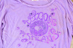 Women Vintage Vigoss Y2K Tee Shirt / Vigoss Grunge Skull Print / Contrast Stitch / Internet Famous Clothing / Over Dyed