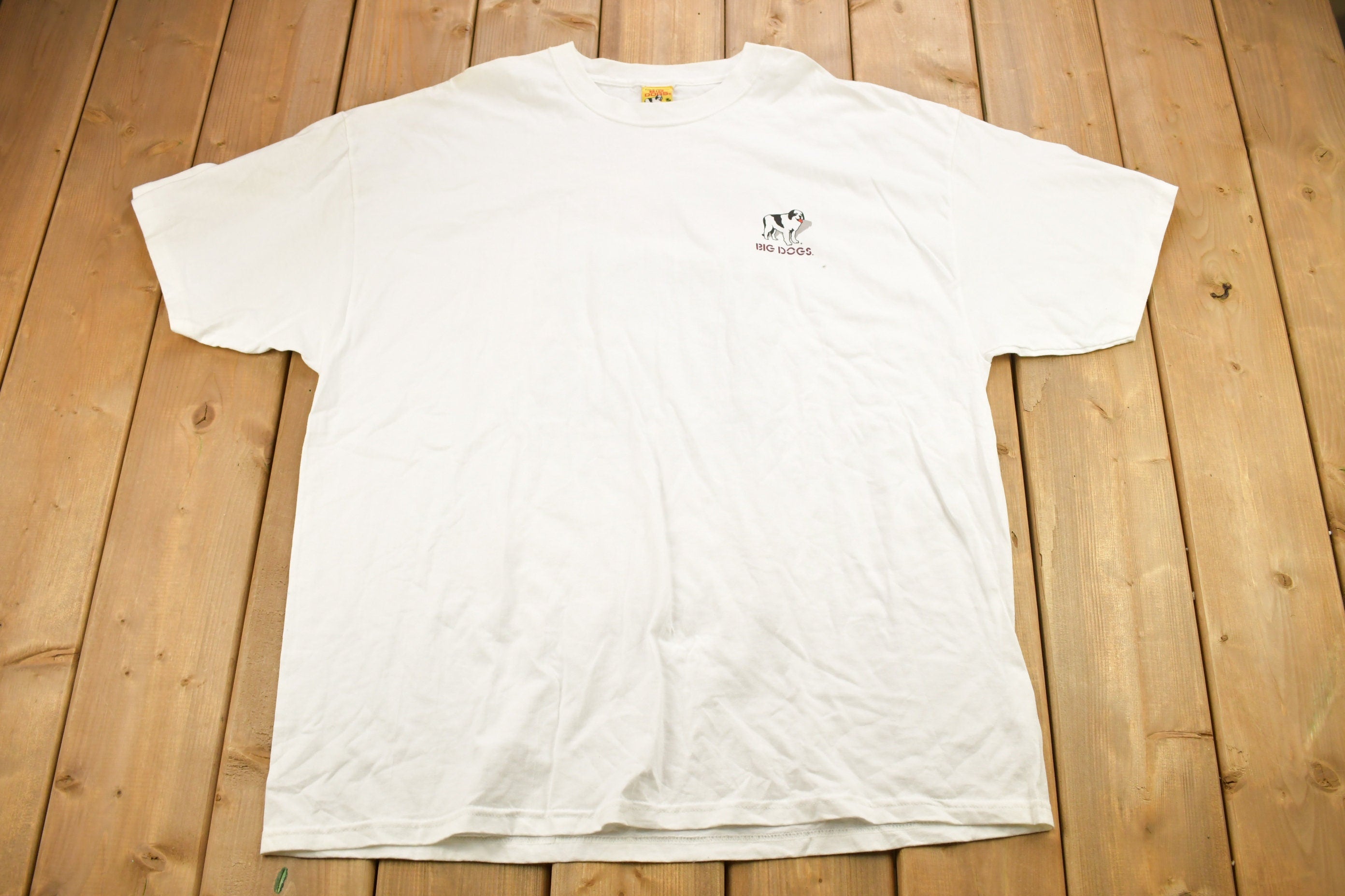 Vintage 1997 Deadstock Air Big Dogs Graphic T Shirt