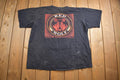 Vintage 1994 Red Wold Tennesse River Gold Single Stitce T-Shirt Made In USA