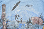 Vintage 1990s Alaska Soaring Eagle Souvenir T-Shirt