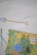 Vintage 1990s Gardening Graphic T Shirt /