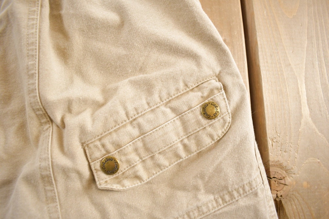 Vintage 1990s Cabelas Zip Off Womens Cargo Pants Size 14