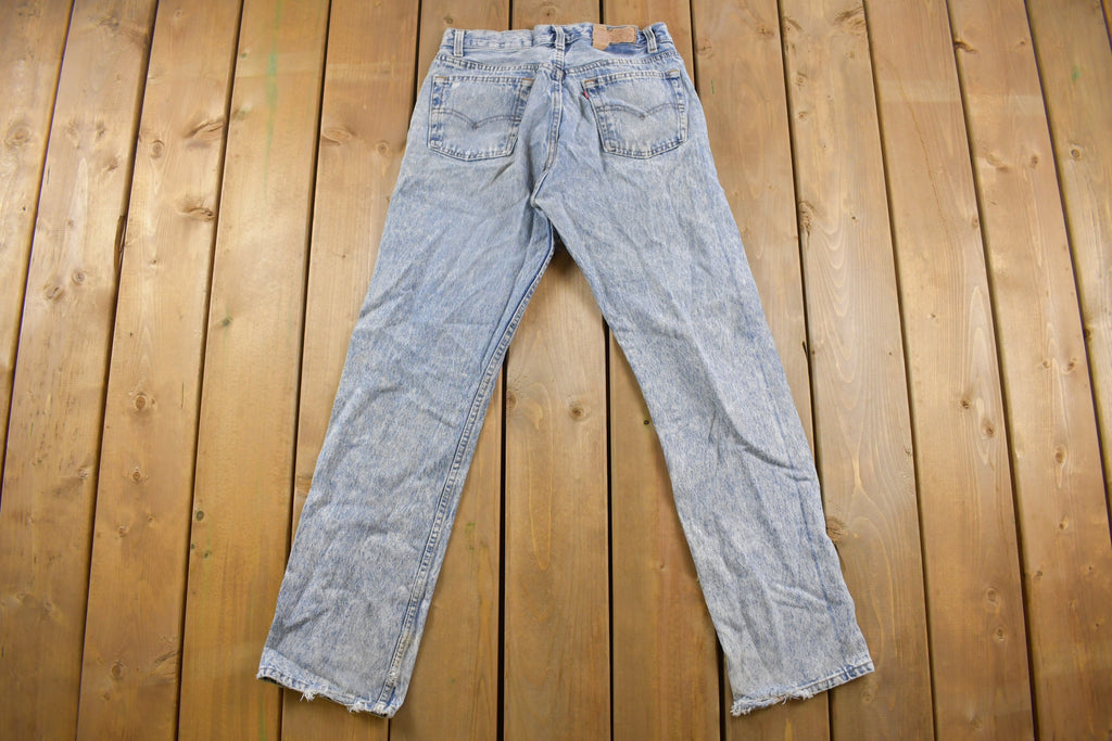 Vintage 1990s Levi's 501 Red Tab Denim Jeans Size 28 x 29 / Vintage Denim / Streetwear / Jeans / Made In USA / Vintage Levi's