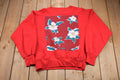 Vintage 1990s Floral Print Crewneck