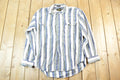 Vintage 1990s Eddie Bauer Striped Button Up Shirt Mens L