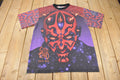 Vintage 1999 Darth Maul Sith Lord All Over Print Star Wars Episode 1 T-Shirt
