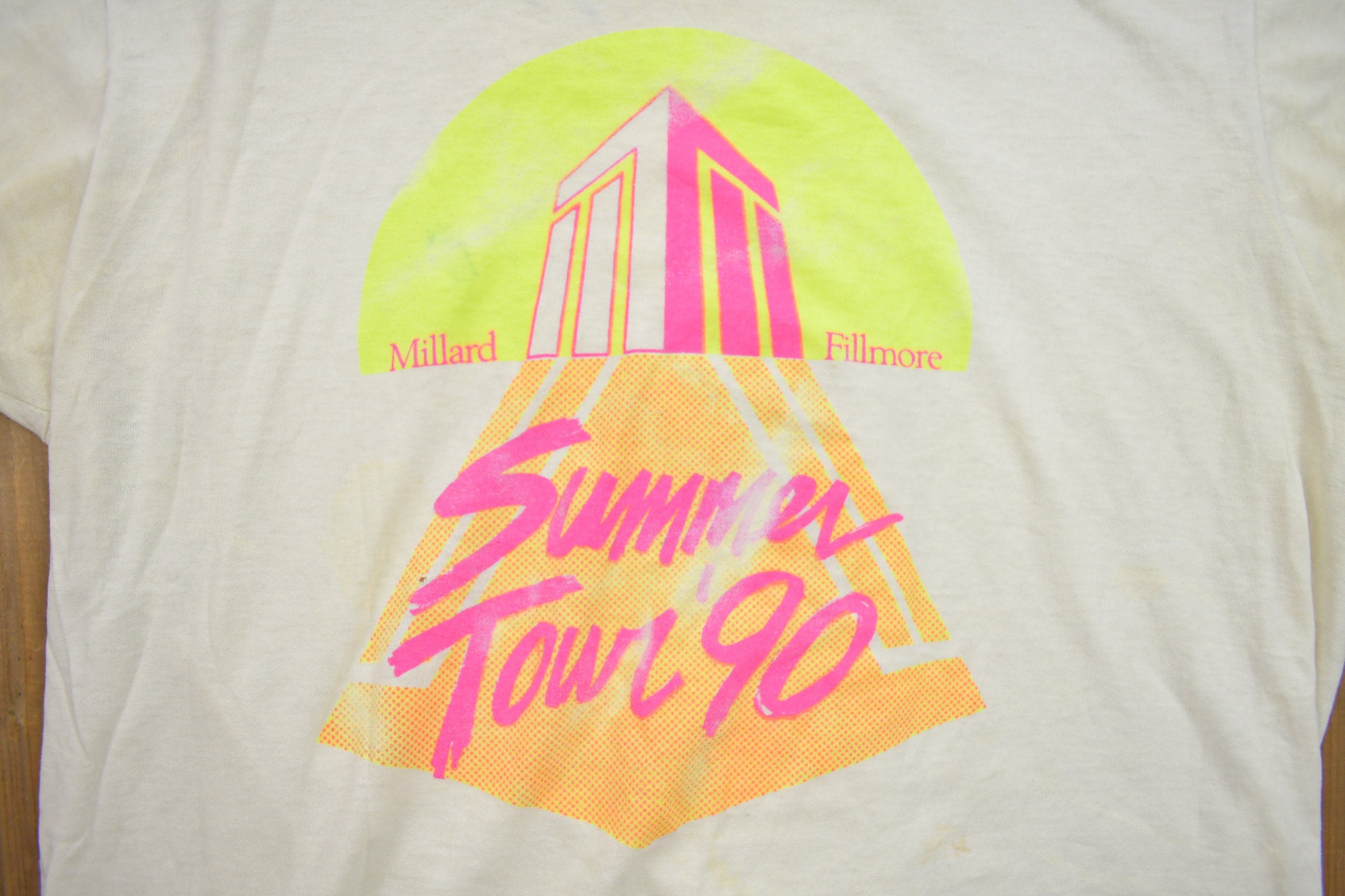 Vintage 1990 Millard Fillmore New York Souvenir T Shirt
