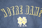 Vintage 1990s Notre Dame Hoodie Sweatshirt Men's L / NCAA College Spell out / 90s Heavyweight Collegiate Sweater