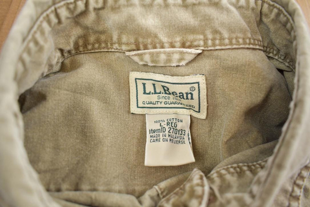 Vintage 1990s L.L Bean Blank Button Up Shirt