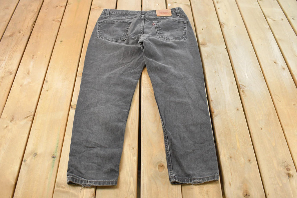 Vintage 1990s Levi's 512 Slim Tapered Fit Pants Men's 34 x 28 / 90s Denim Jeans / Vintage Levis / Retro Jeans