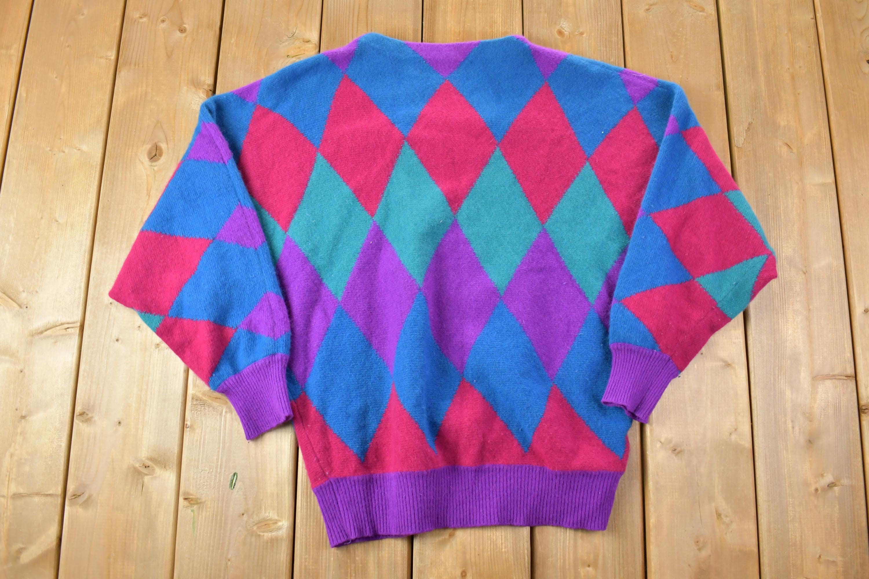 Vintage 1990s Benetton Knit Crewneck Sweater