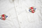 Vintage 1990s Roper Border Western Aztec Theme Button Up Shirt