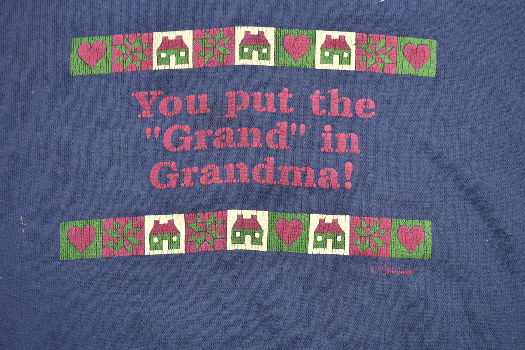 Vintage 90's Funny Grandma Quote Crewneck