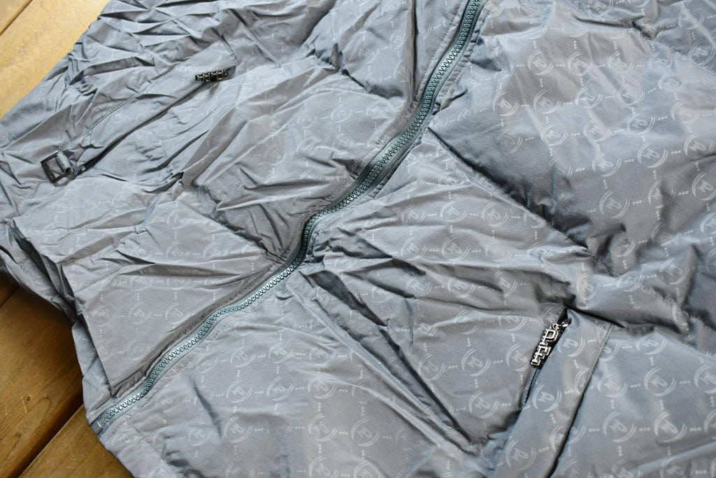 Vintage All Over Print Phat Farm Y2K Winter Puffer Jacket
