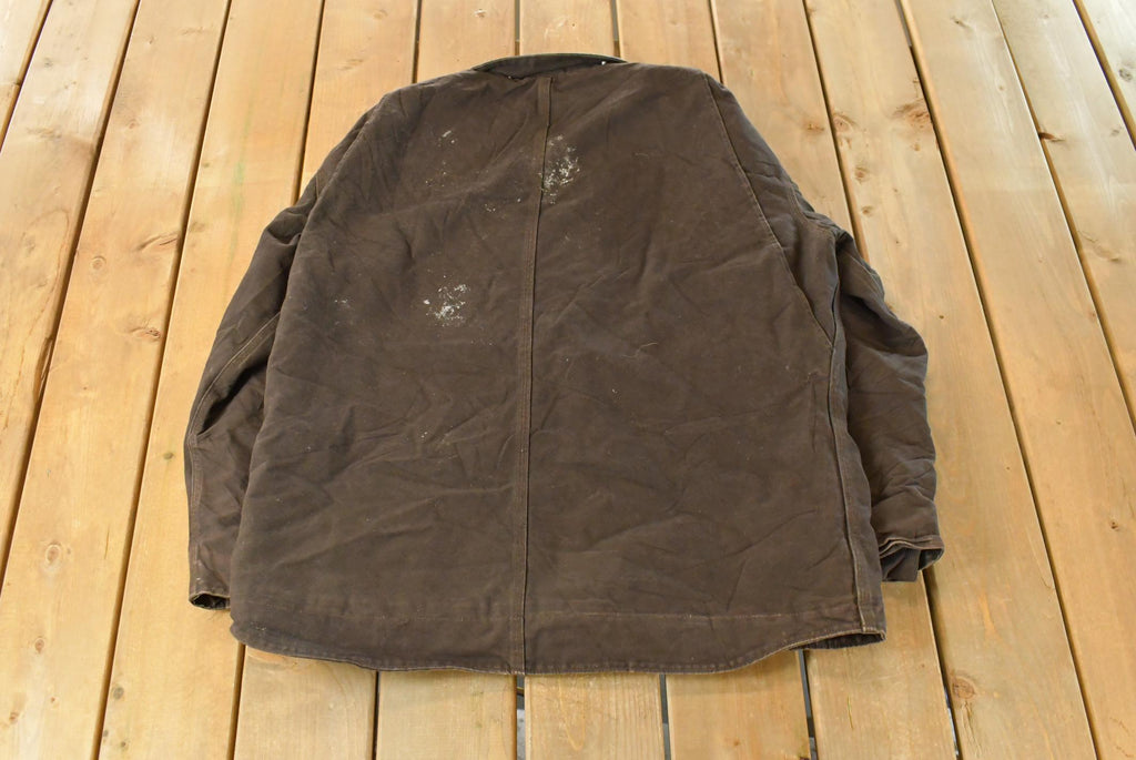 Vintage 1990s Carhartt Traditional Sherpa Lined Jacket Men's Large