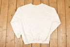 Vintage 1990s Cute Cartoon farm Animal Graphic Print Crewneck Sweatshirt Womens M