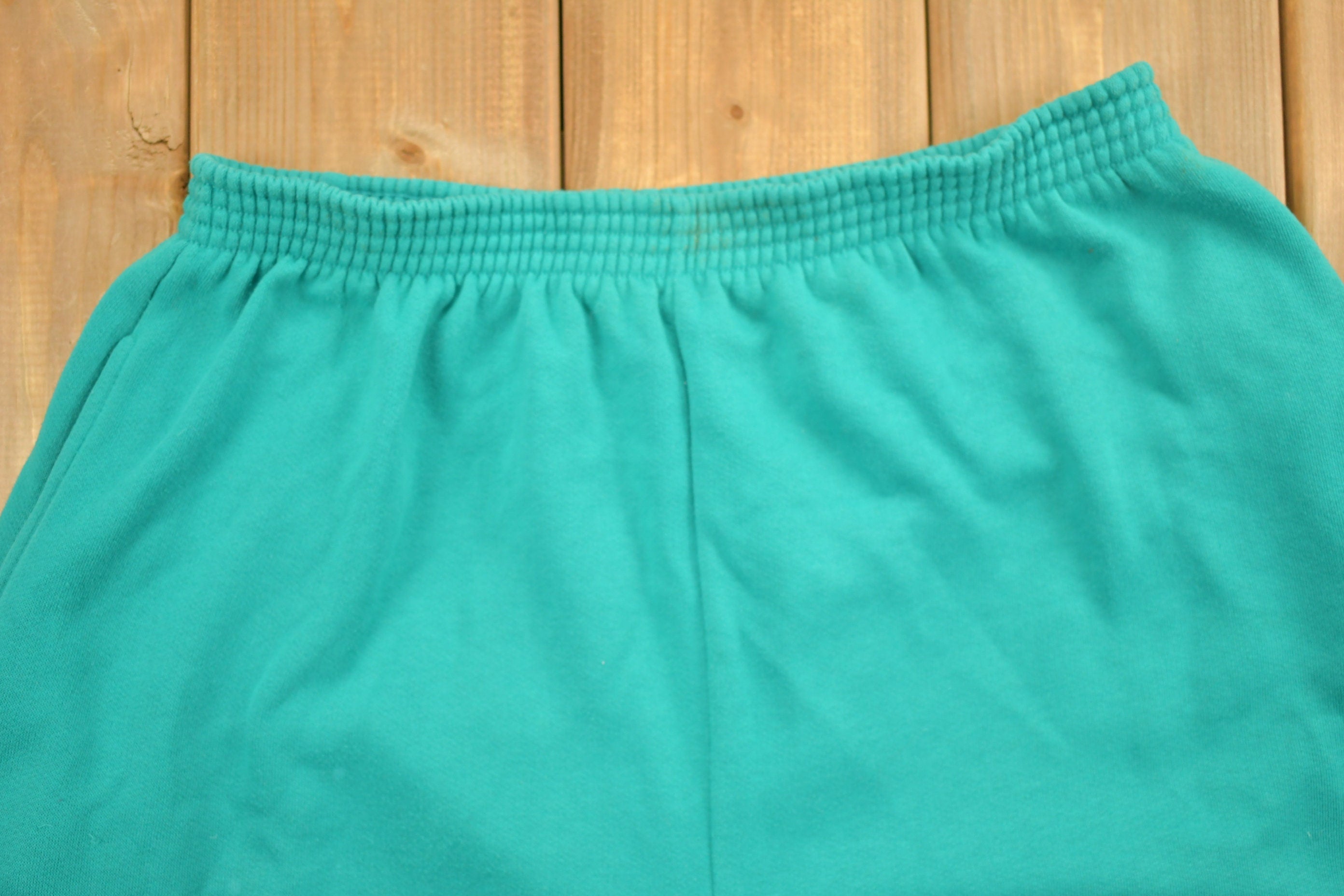 Vintage 1990s Active Attitudes Green Sweat Pants