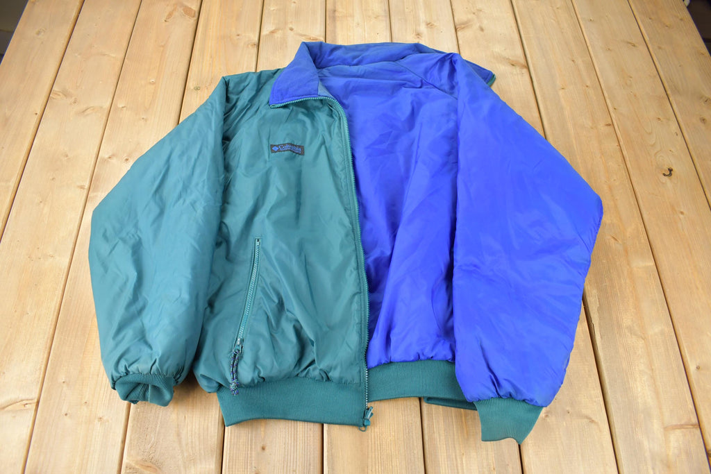 Vintage 1990s Columbia Sportswear Men's Reversible Liner Jacket