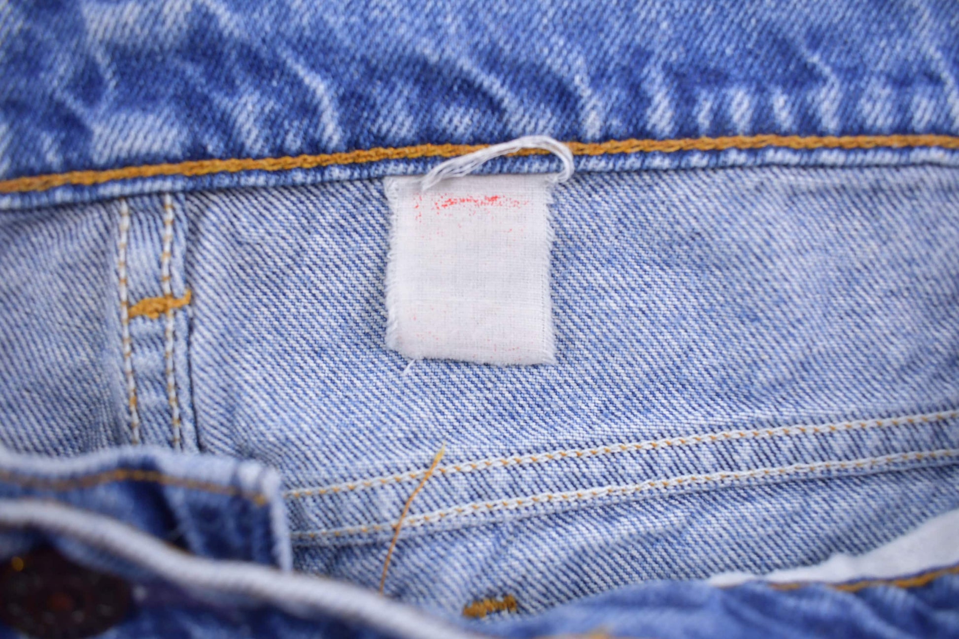 True Vintage 1970s Levi's 505 Orange Tab Jeans Size 36 x 31