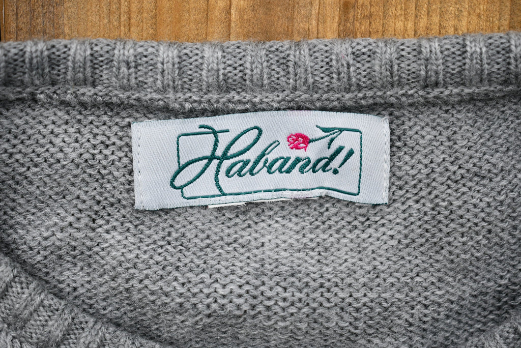 Vintage 1990s Cable Knit Button Up Cardigan Sweater