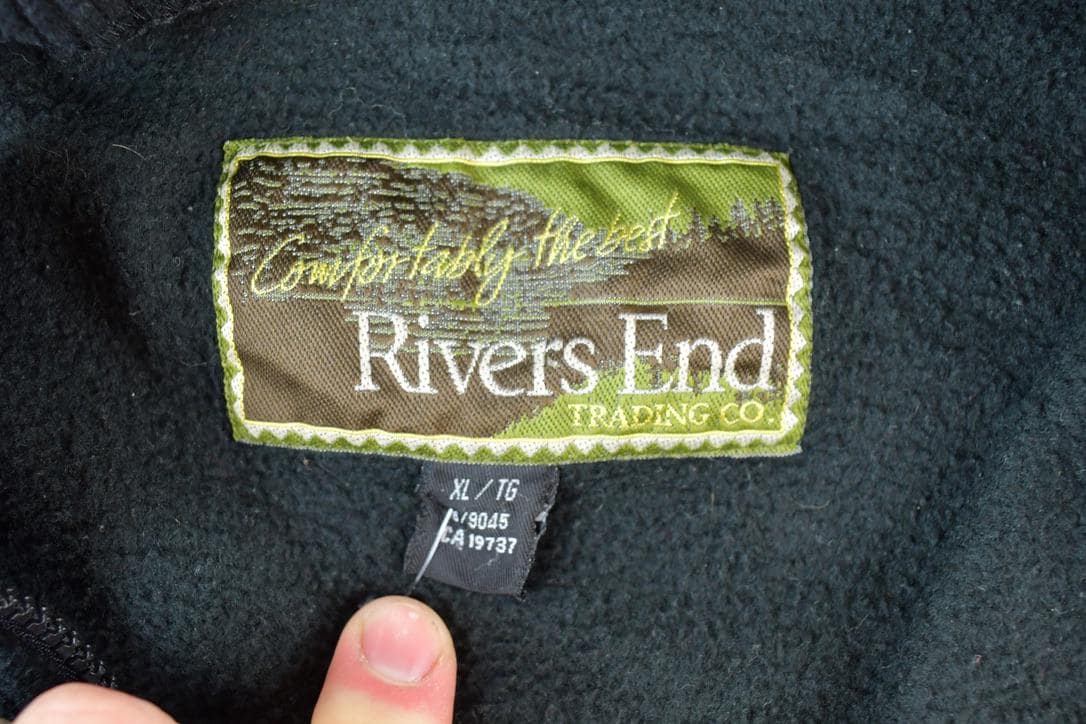 Vintage 1990s Tetu Rivers End Fleece Sweater