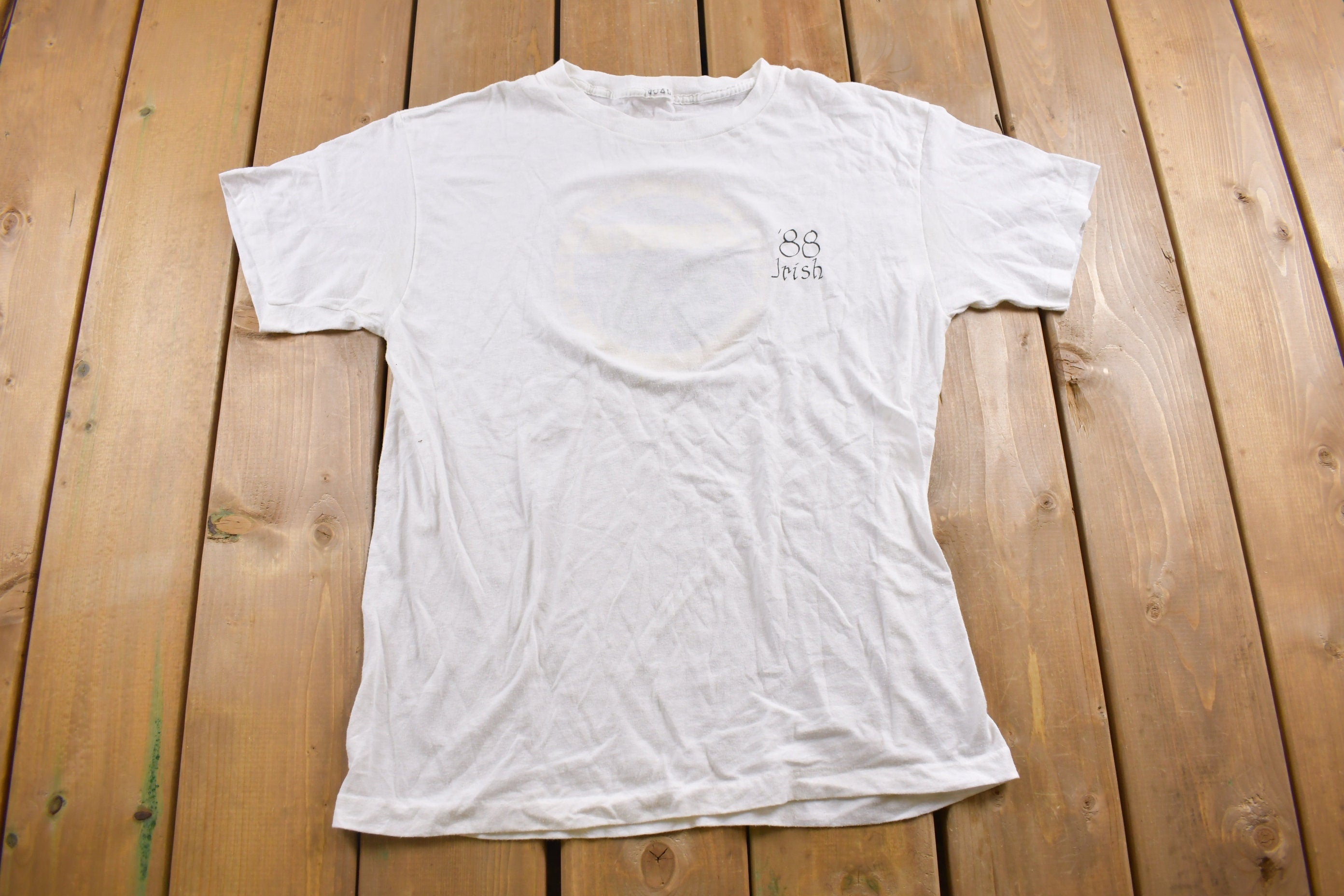 Vintage 1988 University Notre Dame Graduate Class Collegiate T-Shirt