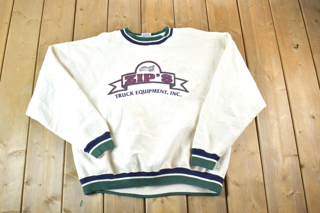 Vintage 1990s LA Loving Zips Truck Equipment Inc Souvenir Crewneck Sweatshirt