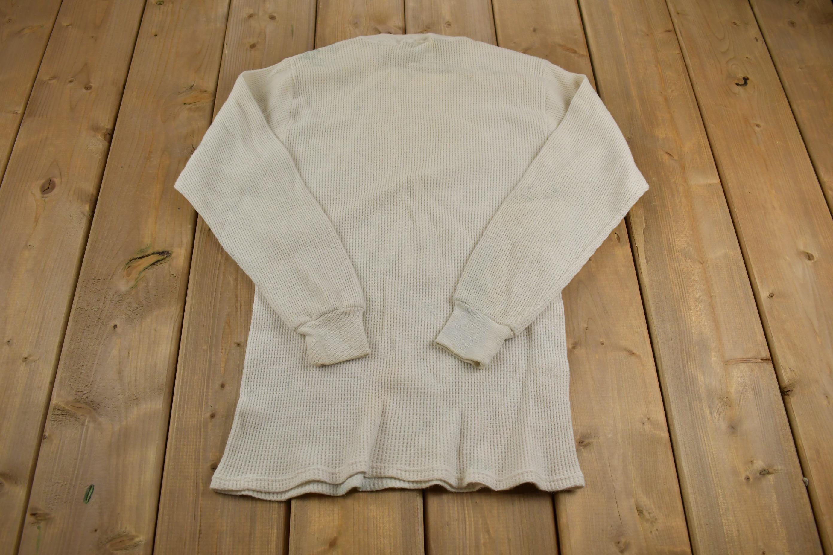 Vintage 1990s Wintermates Thermal Undershirt Made In USA