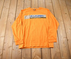 Vintage 1990s Ralph Lauren Polo Jeans Long T Shirt Made In Canada Size XL