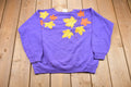 Vintage 1990s Hanes Her Way Leaves Graphic Crewneck Sweatshirt