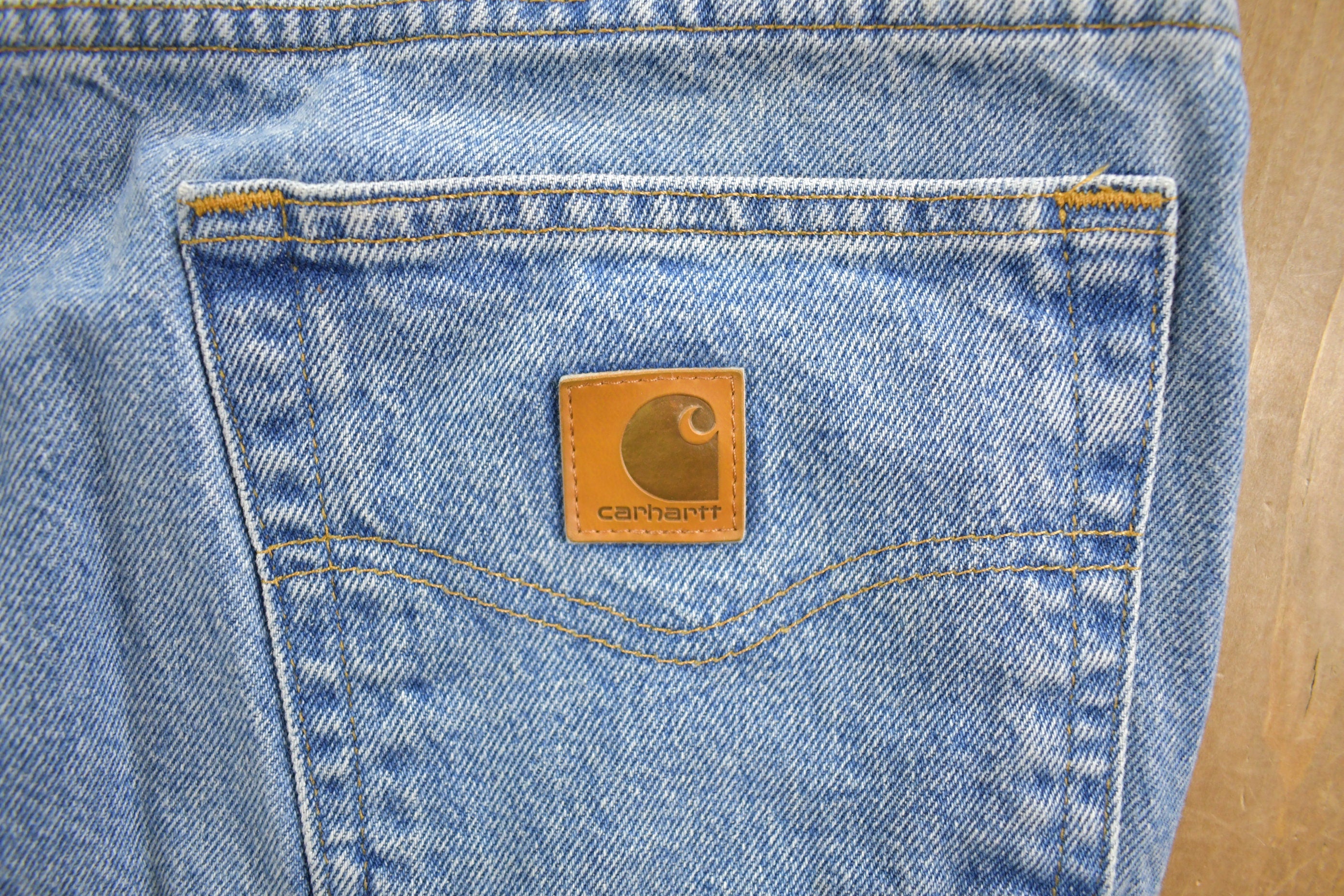 Vintage 1990s Carhartt Work Jeans Size 35 x 31
