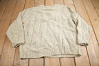 Vintage 1990s Eddie Bauer Wool Knit Crewneck Sweater  Vintage 90s Crewneck  Vintage Eddie Bauer  Outdoorsman