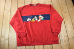 Vintage 1990s Mickey Mouse Fleece Distressed Disney Crewneck