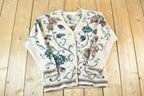 Vintage 1990s JH Collectibles Button Up Wool Knit Sweater Womens M