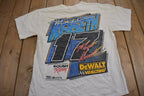 Vintage 1990s Matt Kenseth NASCAR Dewalt Racing T-Shirt