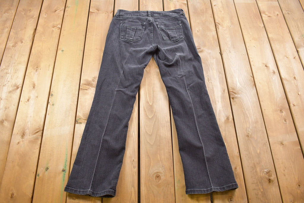 Vintage 1990s Riders by Lee Pleated Dark Denim Pants