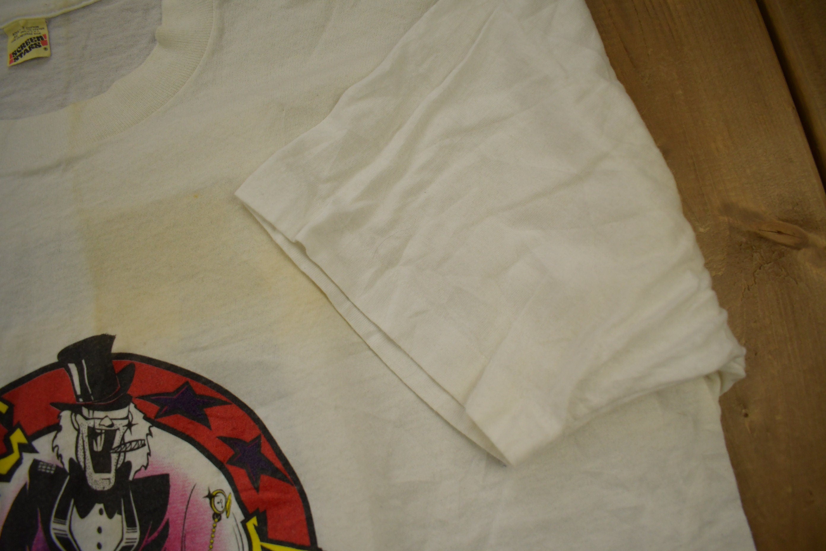 Vintage 1986 Deadstock Flock Of Seagulls Big Shot Graphic T Shirt The Light At The End Of The World