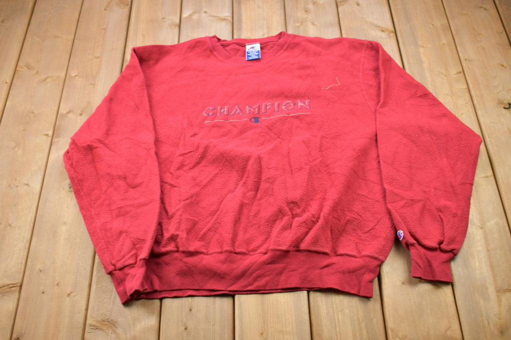 Vintage 1990s Champion Embroidered Sweatshirt
