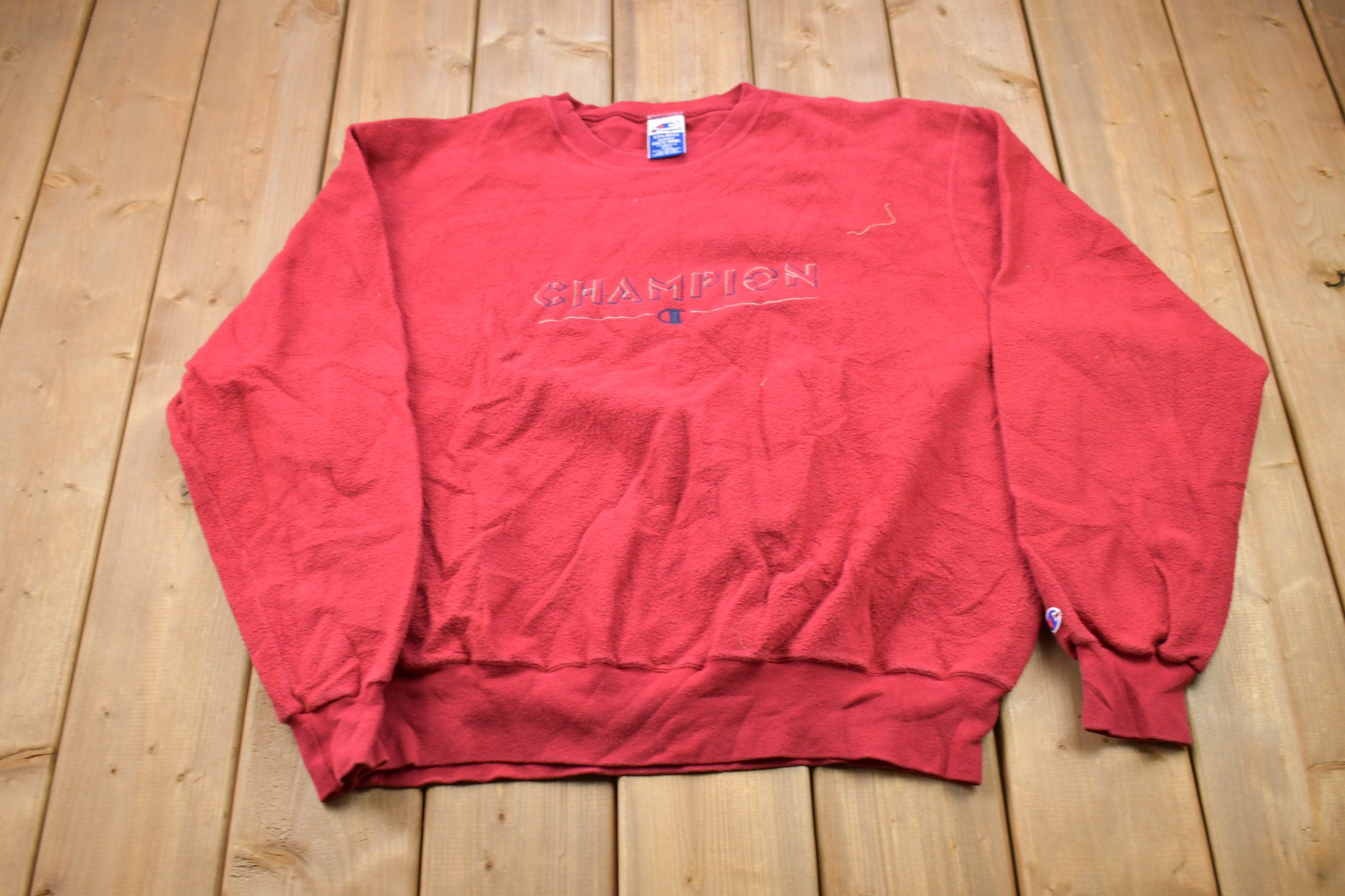 Vintage 1990s Champion Embroidered Sweatshirt