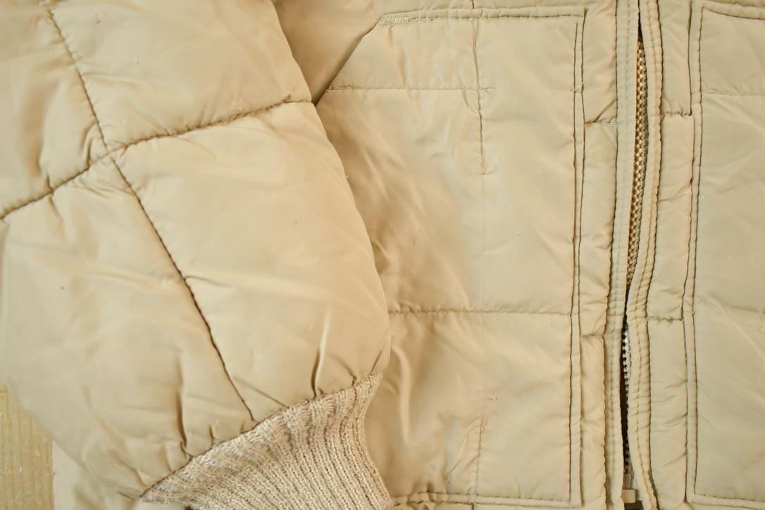 Vintage 1970s Walls Blizzard Pruf Tan Work Jacket Made In USA