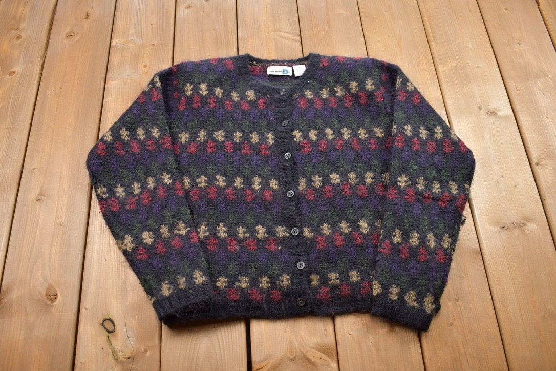 Vintage 1990s Paul Harris Knitted Blazer