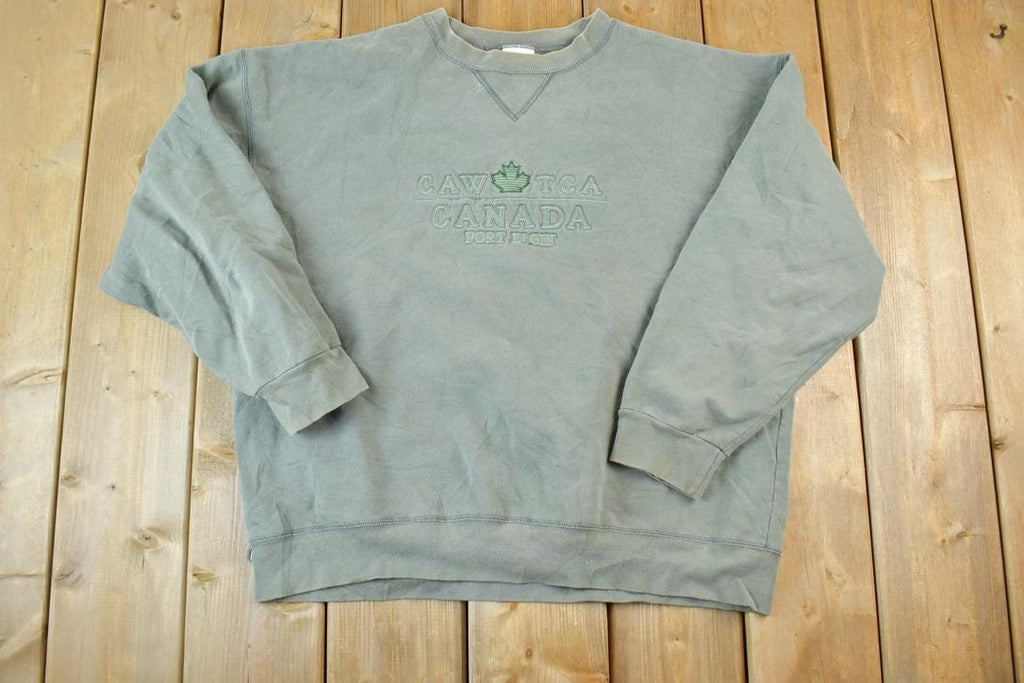 Vintage 1990s Port Elgin CAW Crewneck Sweatshirt