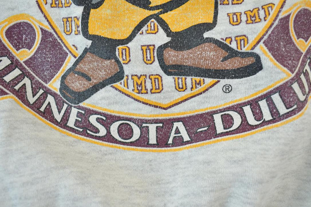 Vintage 1990s University Of Minnesota Bulldogs Collegiate Crewneck  Embroidered  NCAA Sweatshirt  Sportswear  Americana