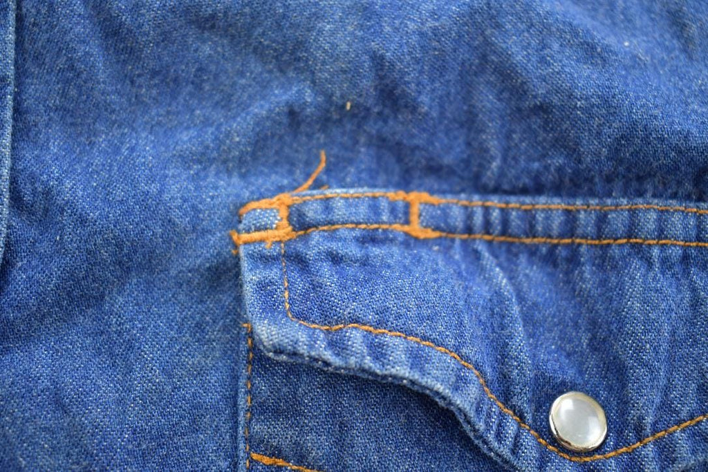 Vintage 1970s Big Mac Work Wear Jean Long Sleeve
