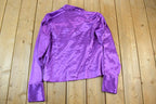 Vintage 1990s Silk Look Sag Harbour Button Up Shirt