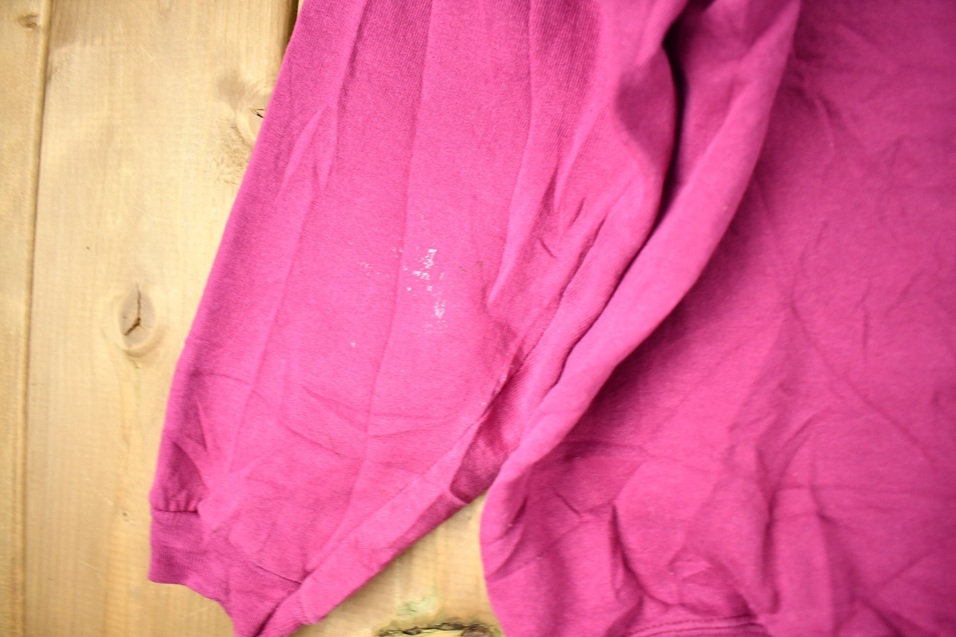 Vintage 1980s Blank Pink Raglan Crewneck Sweatshirt