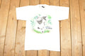 Vintage 1990s Robbie Airbrushed Kitty Souvenir Travel T-Shirt Women's M