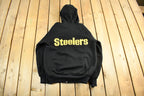 Vintage 2000s Pittsburgh Steelers NFL Full Zip Hoodie Men's Small