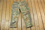 Vintage 1990s Walls Blizzard Pruf Zip Camo Army Camouflage Cargo Pants Size XL