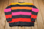 Vintage 1980s Jones New York Striped Knitted Sweater